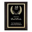 Legacy Gloss Black Wood Award Plaque