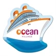 Cruise Ship Shape Full Color Magnet