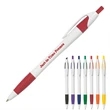 Retractable ballpoint pen with rubber grip