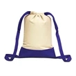 Cape Cod Cotton Drawstring Backpack