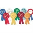 Stock Place Rosette Award Ribbon