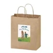 Natural Kraft Paper Shopper Bag in CMYK - Color Evolution