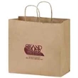 Natural Kraft Carry-Out Bags - Flexo Ink