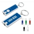 Portable Keychain Rectangle Keyring LED Light Flashlight Lam