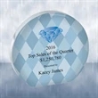Sublimational Beveled Circle Acrylic Award - Medium