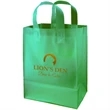 Color Frosted Soft Loop Handle Shopping Bag 8 x 4 x 10 1C1S