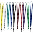 1/2" Overseas Silkscreen Lanyard
