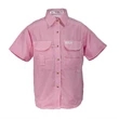 Youth Gingham Fishing Shirt Short Sleeves