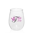 10 oz. Stemless Plastic Wine Glasses
