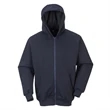 FR Zipper Front Hooded Sweatshirt