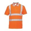 Hi-Vis Orange Short Sleeve Polo Shirt