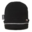 Reflective Trim Knit Hat Insulatex Lined