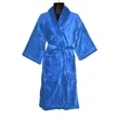 Caribbean Blue Shawl Bathrobe