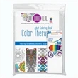 Color TherapyA® Adult Coloring Book with Colored Pencils