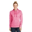 Sport-Tek Ladies PosiCharge Electric Heather Fleece Hoode...