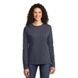 Port & Company Ladies Long Sleeve Core Cotton Tee.