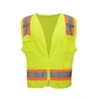 Class 2 Safety Vest Solid Front with Mesh Back