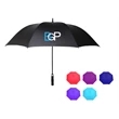 Black Customized Logo Golf Umbrella
