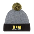 Acrylic, Cuff Toque (Pom Pom 8cm)