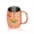 14 oz. Copper Coated S/S Moscow Mule Barrel Mug