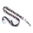 5/8" Pre-Printed "Support Our Troops" Lanyard/Swivel Hook