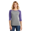 District Women's Perfect Tri 3/4-Sleeve Raglan.