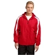 Sport-Tek Fleece-Lined Colorblock Jacket.