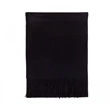 Black 100% Cashmere Scarf, 10" x 72"