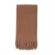 Camel Tan 100% Cashmere Blanket, 50" x 60"