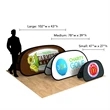 Twist Up Horizontal A-Frame Outdoor Trade Show Display (LRG)