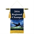 6" x 9" Podium Banner, Straight Bottom with Fringe