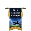 6" x 9" Podium Banner, Angle Cut/with Fringe