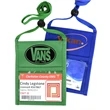 Polyester Event Neck wallet w/ 3/8" Lanyard