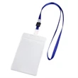 ID Badge Card Holder With Neckstrap Lanyard