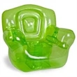 41"W x 38"H x 35"D Custom Inflatable Chair, Green