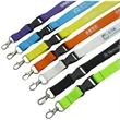 3/8" Silkscreen lanyard with release buckle