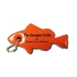Standard Shape Vinyl-Coated Floating Key Tag -  Grouper