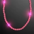 LED Pink Heart Beaded Necklaces