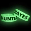 Glow In The Dark 1" Inch Silicone Wristbands