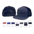 Deep Structured Wool Blend Flat Visor Trucker Cap