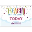 Usborne Books & More "Reach For The Stars" Yard Sign 3' x 2'