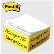 Post-it® Custom Printed Notes Half Cube
