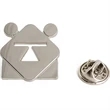 3D Alloy Die Cut Bear Lapel Pin