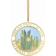 Cactus Suncatcher Ornament