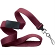 Maroon Flat Lanyard Swivel Hook & Breakaway