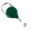 Green No-Twist Carabiner Retractable Reel
