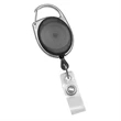 Translucent Black No-Twist Carabiner Retractable Reel