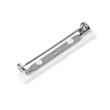 White Plastic Bar Pin
