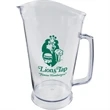 60 oz. Clear Styrene Plastic Beer Pitcher with Handle