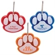 Paw Shaped Reflective Collar Tag